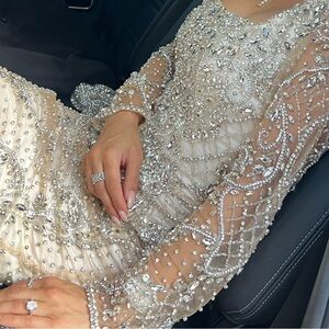 Custom crystal dress